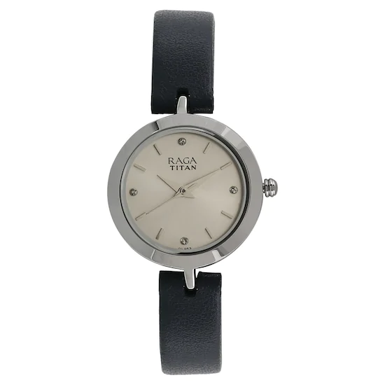 Titan Analog Mother of Pearl Dial Women's Watch-2540SL01